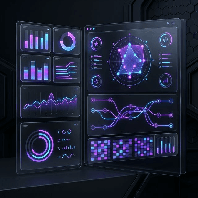 Visual flow builder